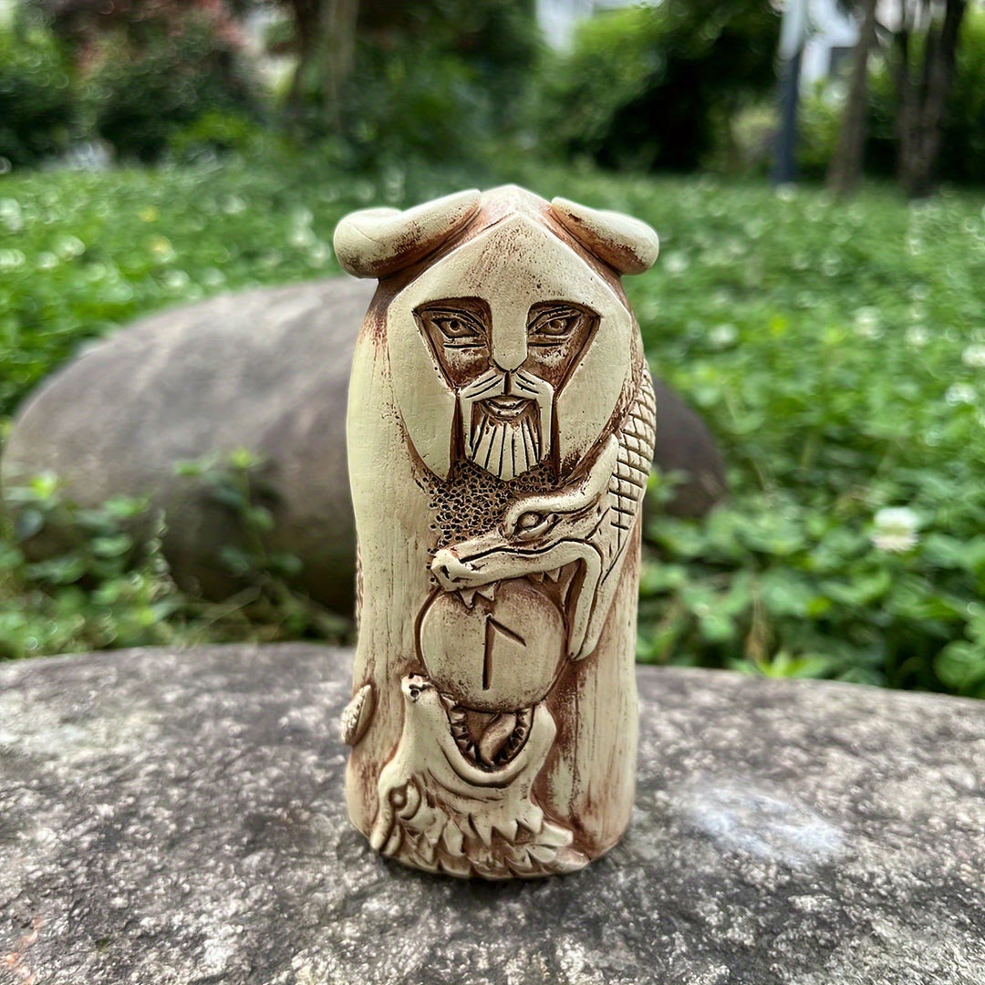 WorldNorse Serpent Weave Rune Sovereign Statue Decoration - Lord - image 0