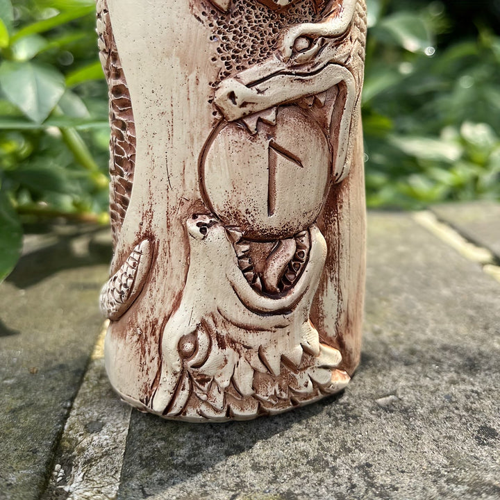 WorldNorse Serpent Weave Rune Sovereign Statue Decoration - image 6