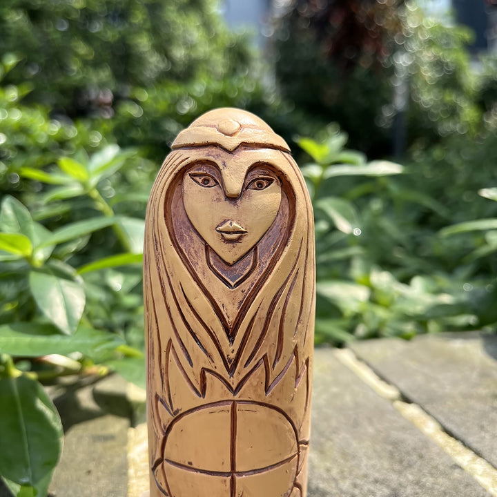 WorldNorse Solar Rune Crowned Statue Decoration - image 5