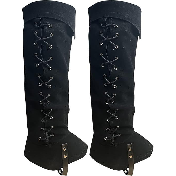 WorldNorse Gothic Lacing Studded Warrior Boots Cover - image 2