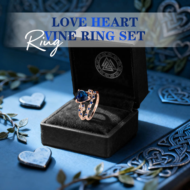 FREE Today: Love Heart Vine Ring Set - image 2