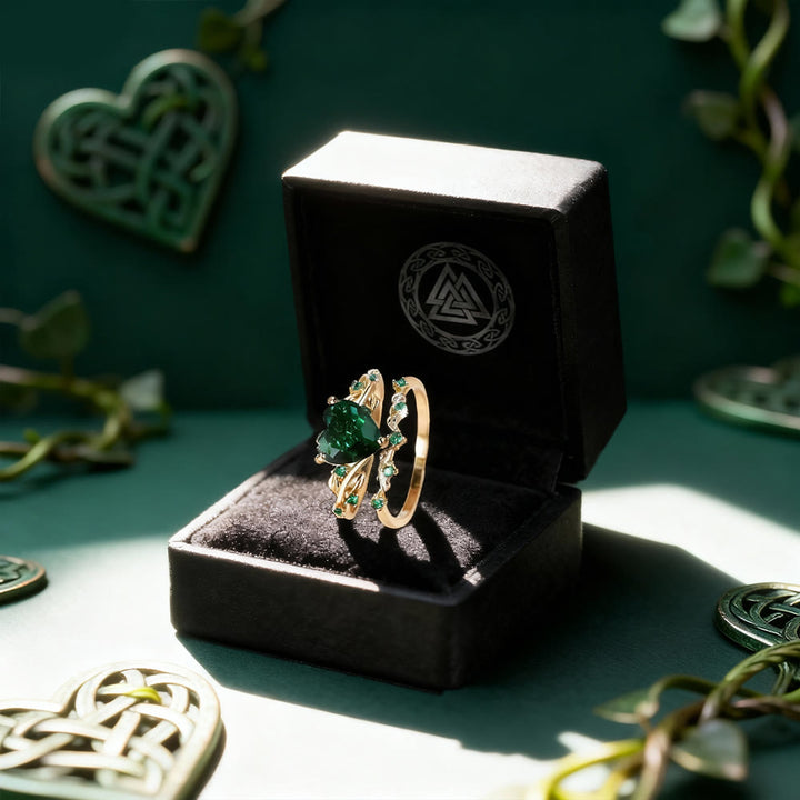 WorldNorse Love Heart Vine Ring Set - image 10