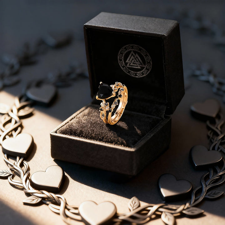 FREE Today: Love Heart Vine Ring Set - image 6