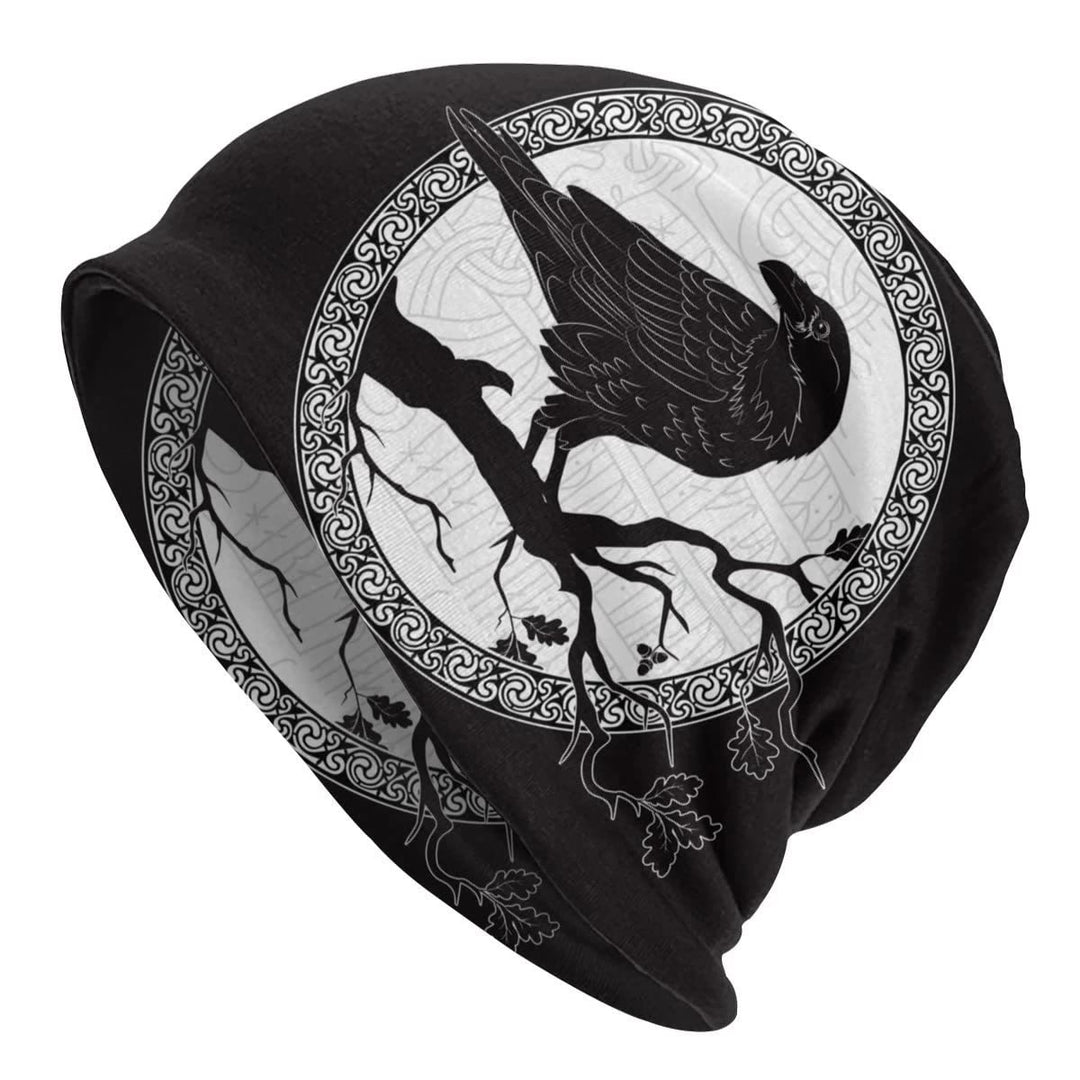 WorldNorse Raven Oak Rune Beanie - Raven - image 0