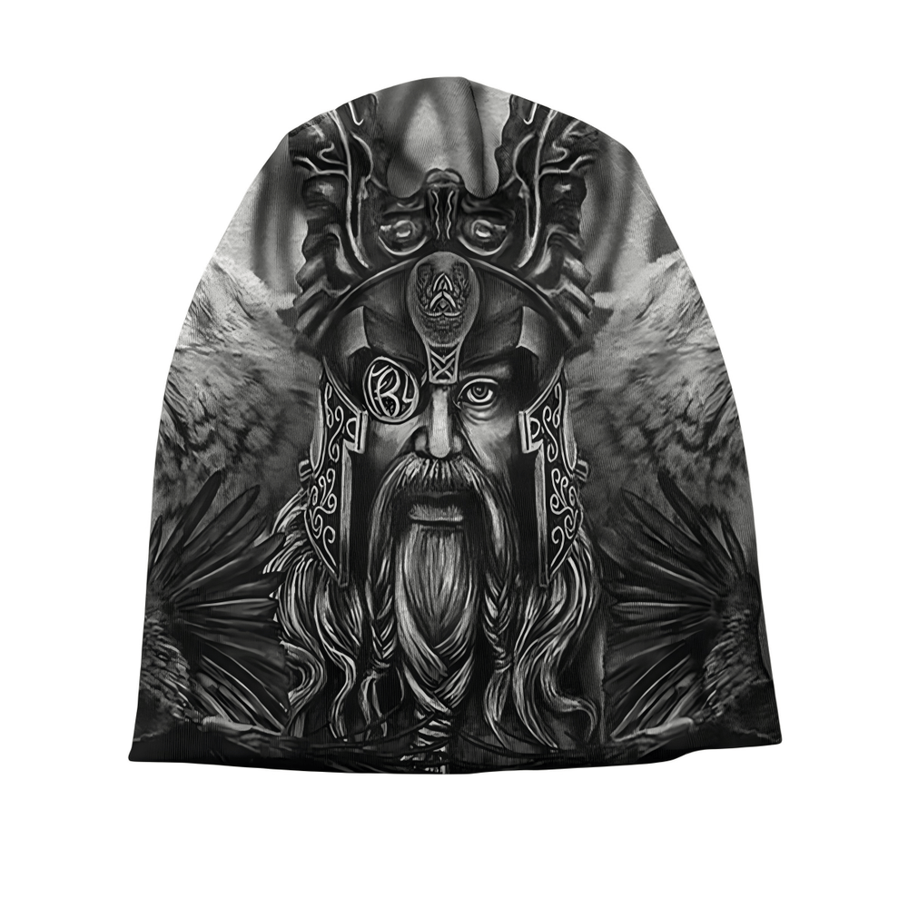 WorldNorse Odin Raven Rune Beanie  - image 1