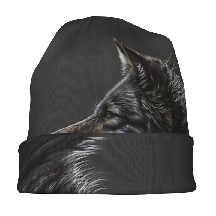 WorldNorse Ornamental Celestial Wolf Beanie  - image 1