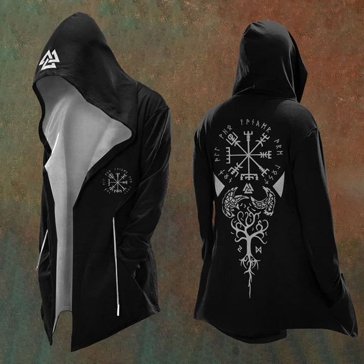 WorldNorse Tree of Life Valknut Hooded Jacket - US/UK/AU48，EU58 (4XL) - image 0