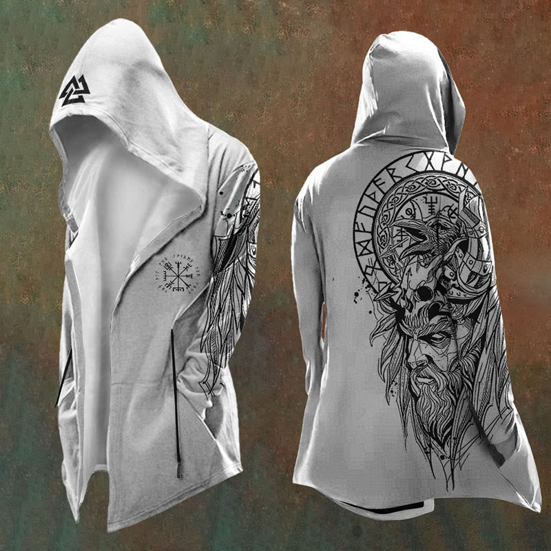 WorldNorse Odin Allfather Vegvisir Hooded Jacket - US/UK/AU48，EU58 (4XL) - image 0
