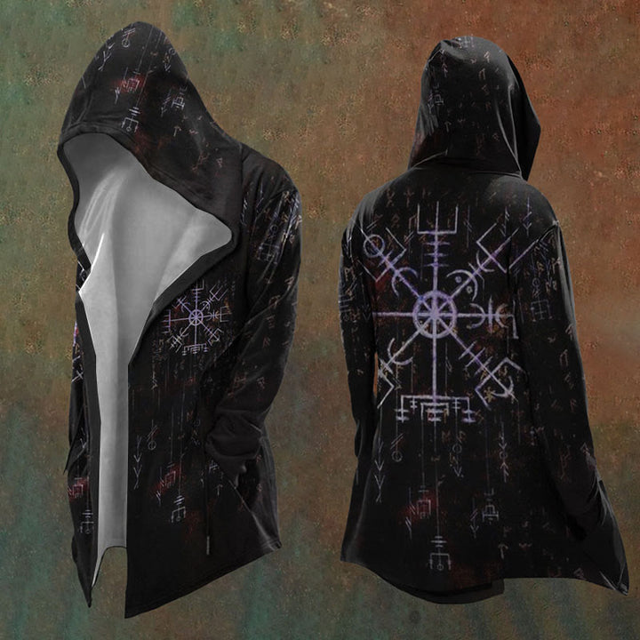 WorldNorse Vegvisir Runes Hooded Jacket - US/UK/AU48，EU58 (4XL) - image 0