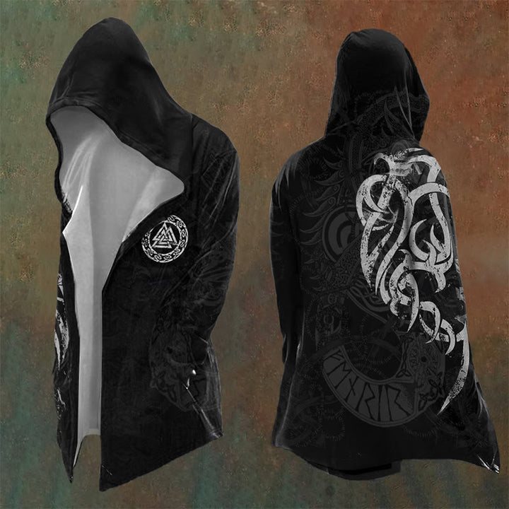 WorldNorse Valknut Mystic Rune Hooded Jacket - US/UK/AU48，EU58 (4XL) - image 0