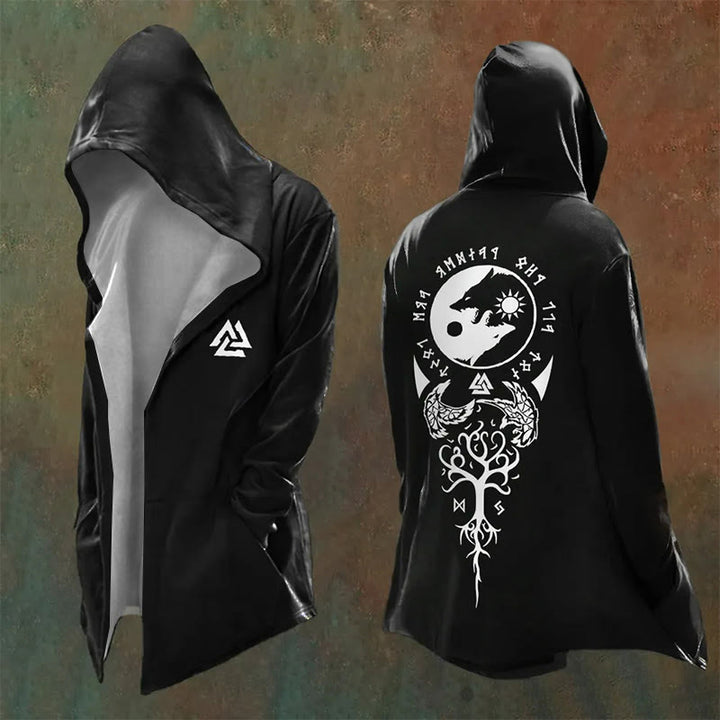 WorldNorse Fenrir Yggdrasil Hooded Jacket - US/UK/AU48，EU58 (4XL) - image 0