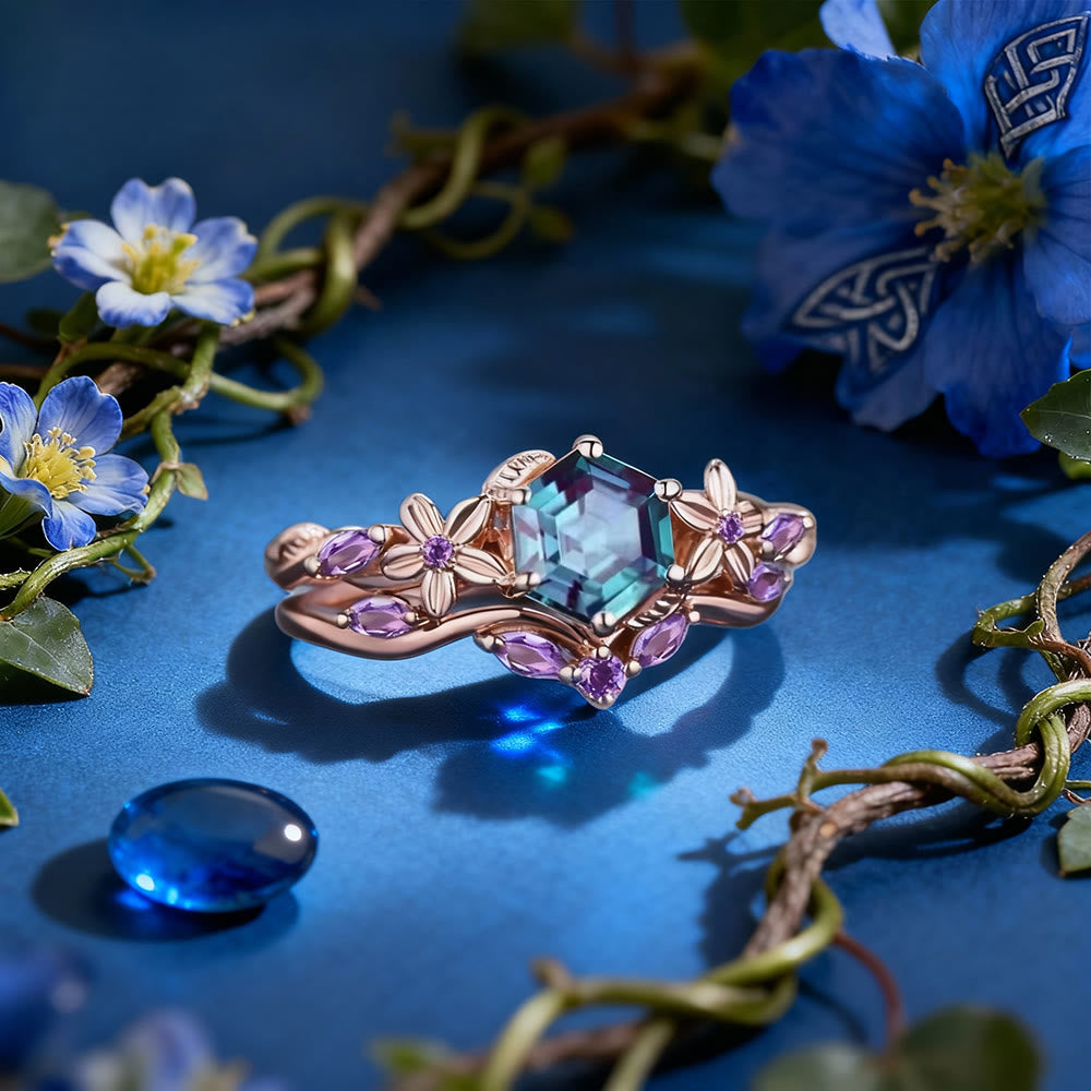 FREE Today: Gorgeous Flower Vine Ring - US 10 - image 0