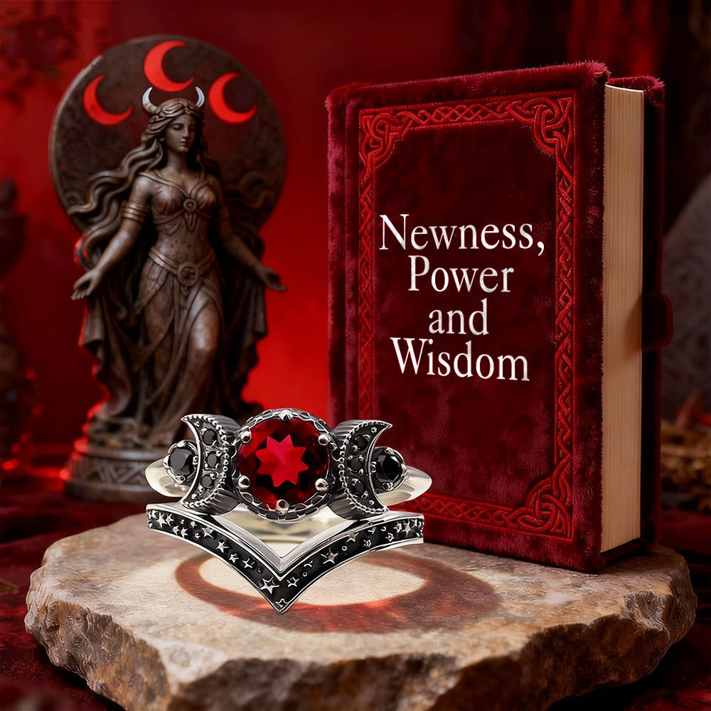 FREE Today: Triple Moon Godness Ring Set - image 8