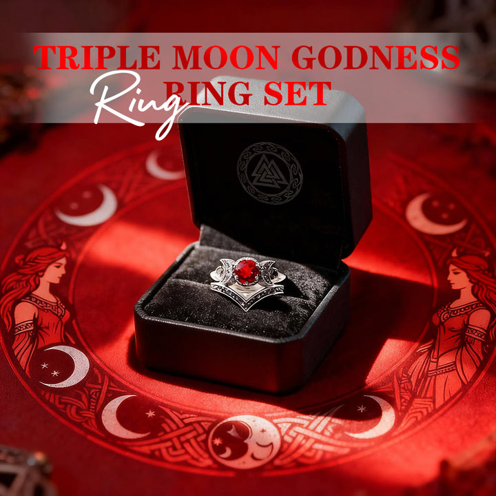 FREE Today: Triple Moon Godness Ring Set - image 7