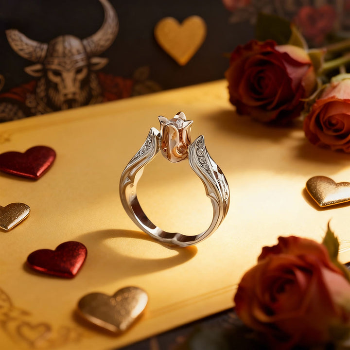 FREE Today: Elegant Rose Flower Ring - US 11 - image 0