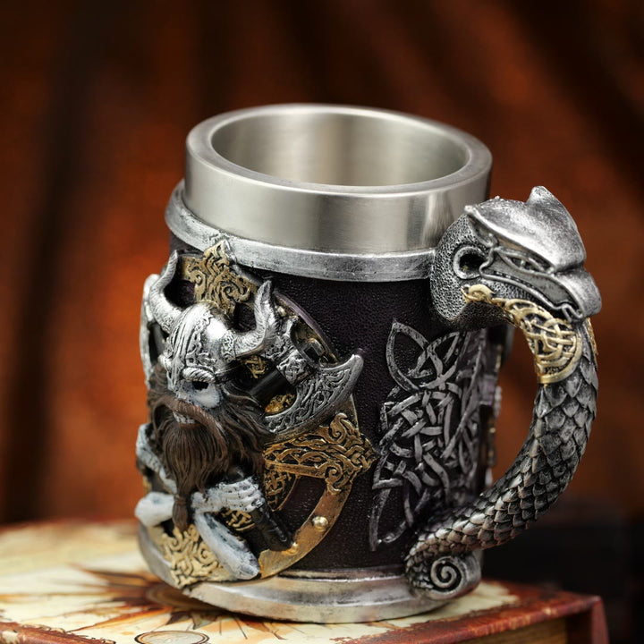 WorldNorse Viking Axe Norse Dragon Warrior Mug - image 6