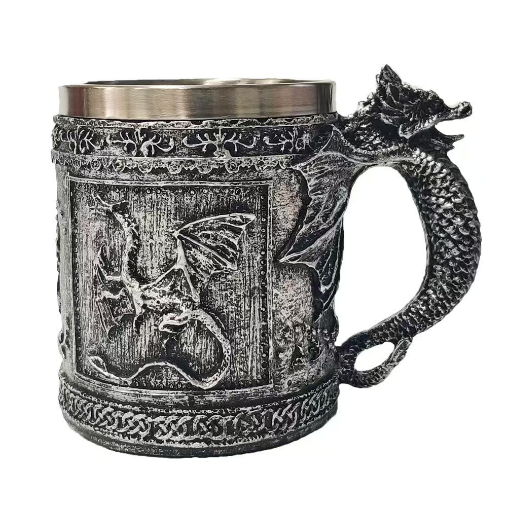 WorldNorse Dragon Encrusted Winged Serpent Mug - image 4