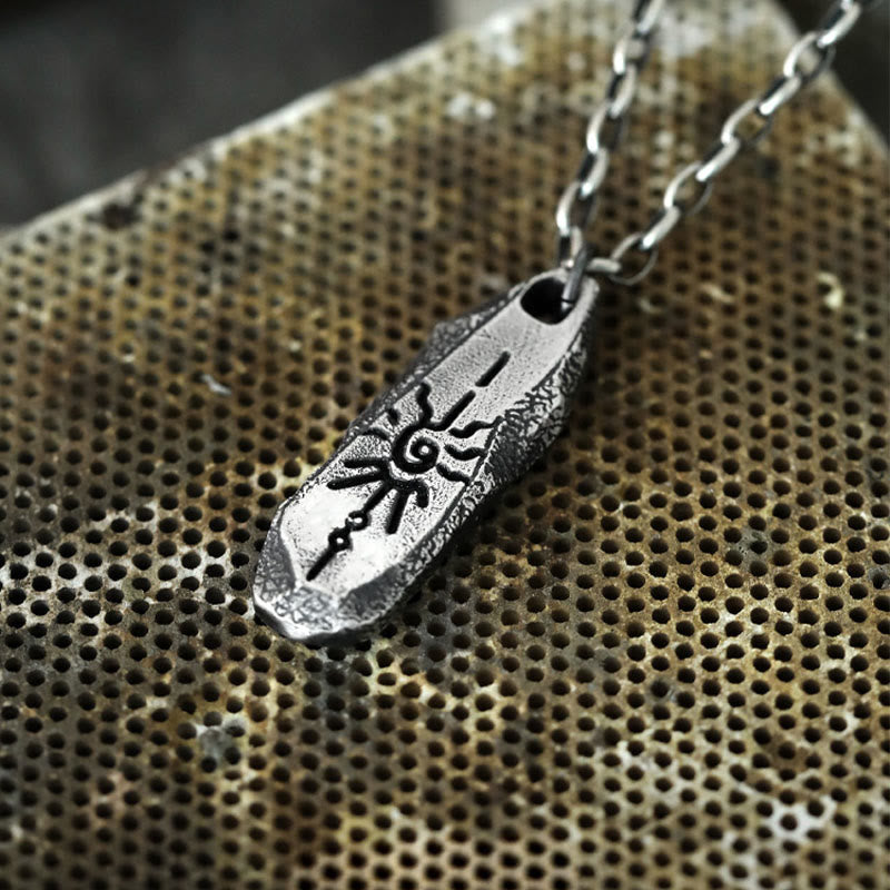 WorldNorse Handcrafted 999 Silver Rugged Sun Symbol Artisan Necklace - image 4