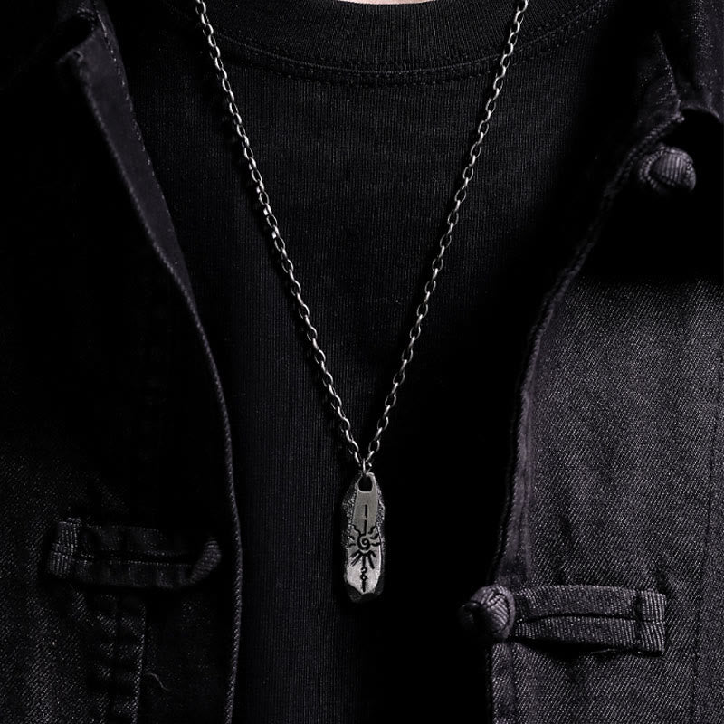 WorldNorse Handcrafted 999 Silver Rugged Sun Symbol Artisan Necklace - image 6