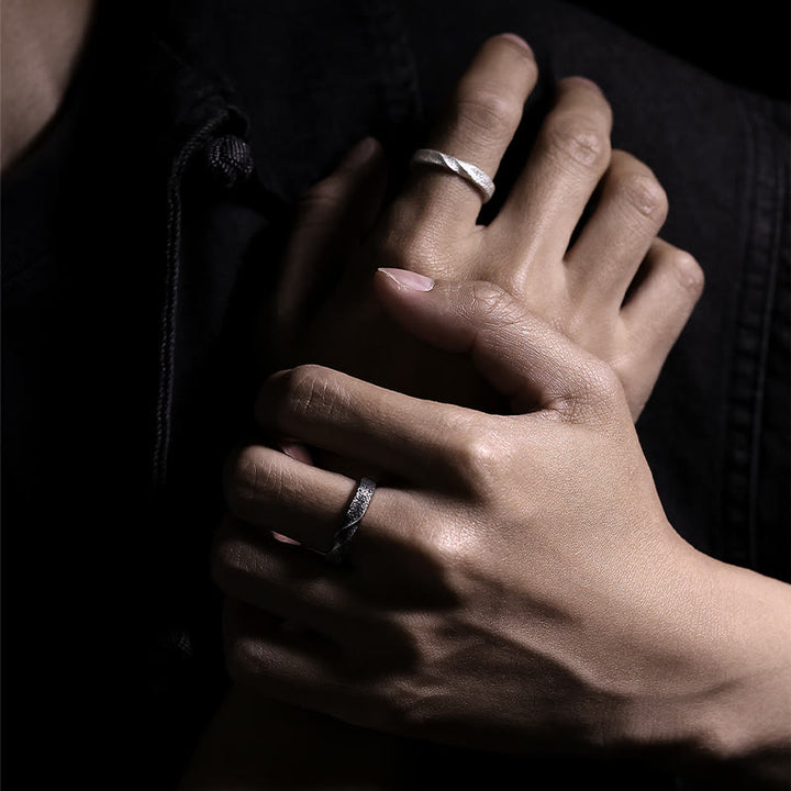 WorldNorse Handcrafted 999 Silver Handmade Rugged Twist Textured Ring - image 6