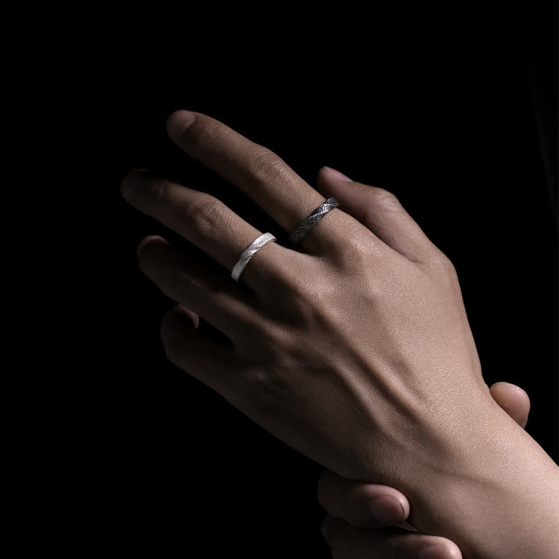 WorldNorse Handcrafted 999 Silver Handmade Rugged Twist Textured Ring - image 5