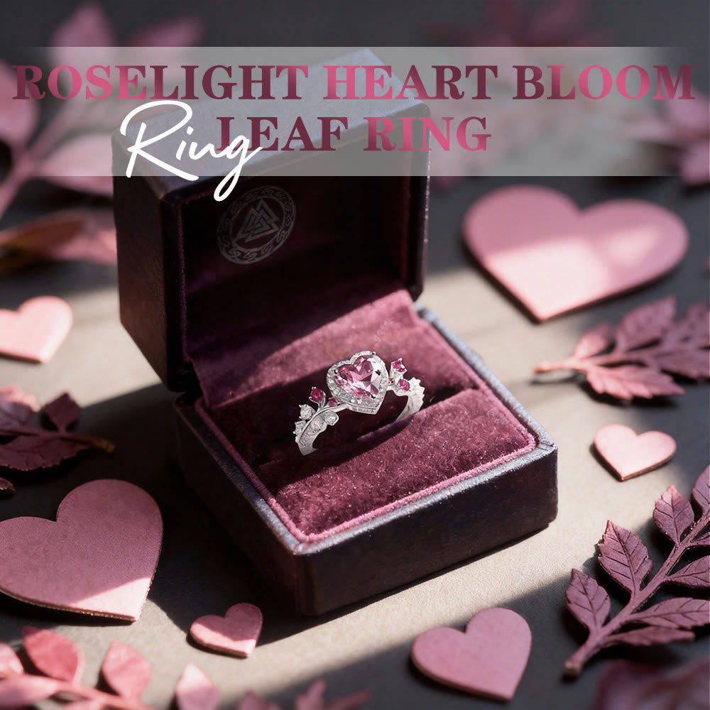 FREE Today: Roselight Heart Bloom Leaf Ring - image 2