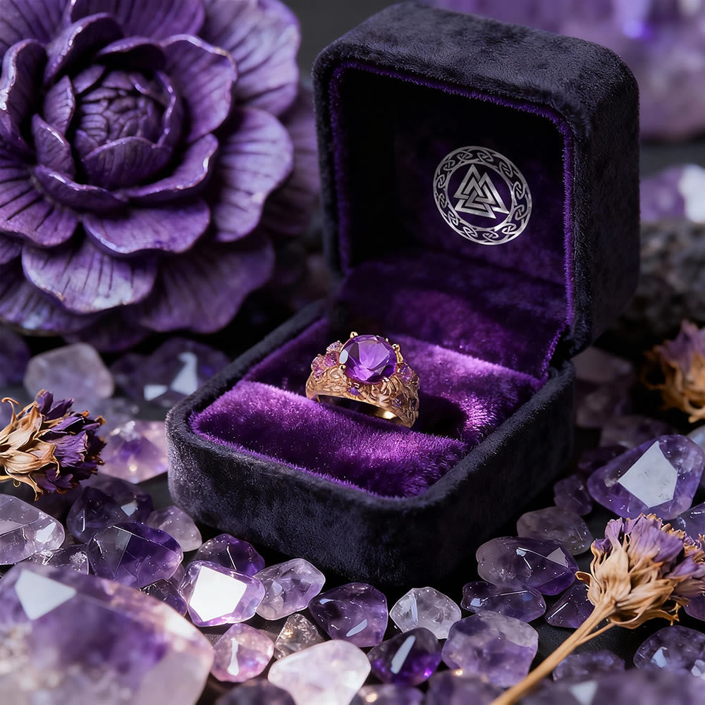 FREE Today: Journey of Healing Amethyst Rose Gold Ring - image 4