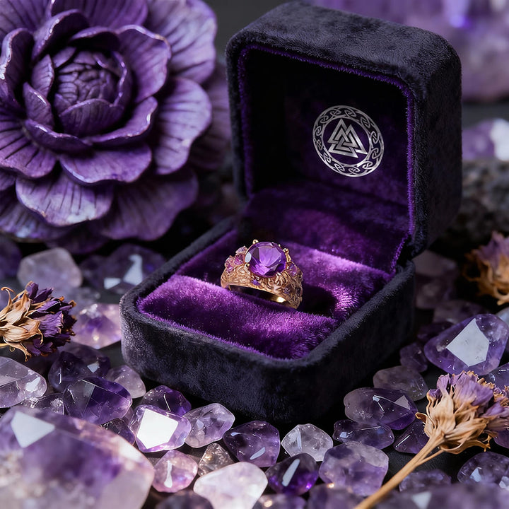 FREE Today: Journey of Healing Amethyst Rose Gold Ring - image 4