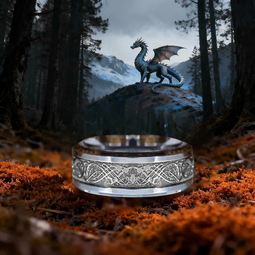 FREE Today: Tungsten Carbide Celtic with Dragon Ring - image 8