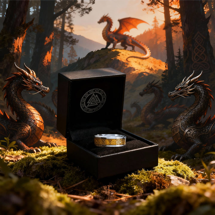 FREE Today: Tungsten Carbide Celtic with Dragon Ring - image 4