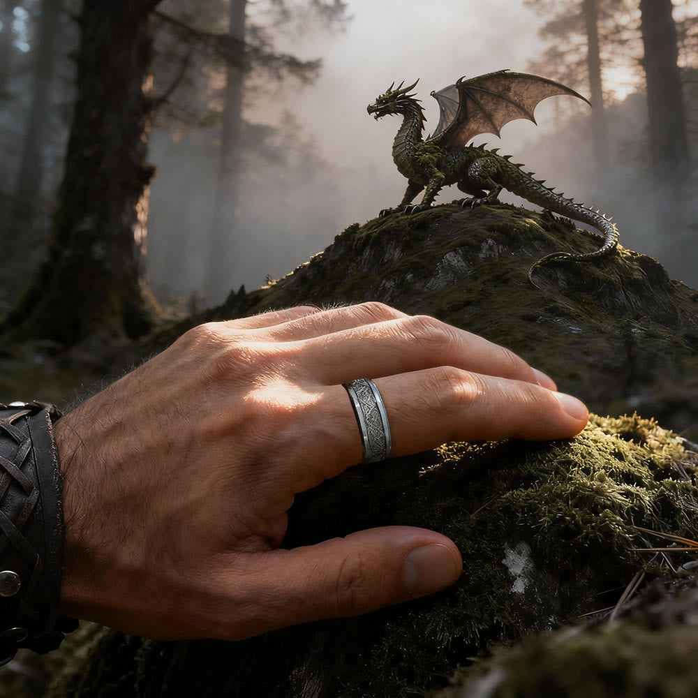 FREE Today: Tungsten Carbide Celtic with Dragon Ring - image 6