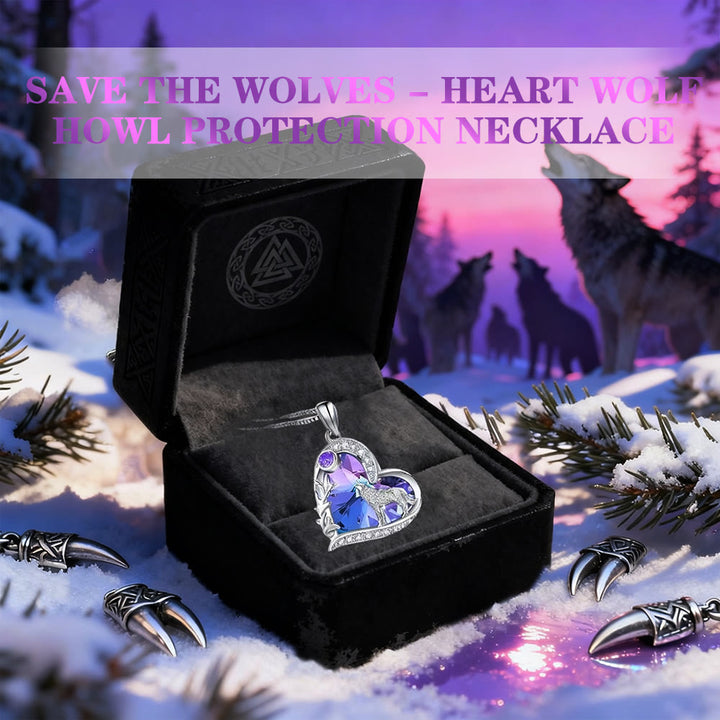 FREE Today: Save the Wolves - Heart Wolf Howl Protection Necklace - image 7