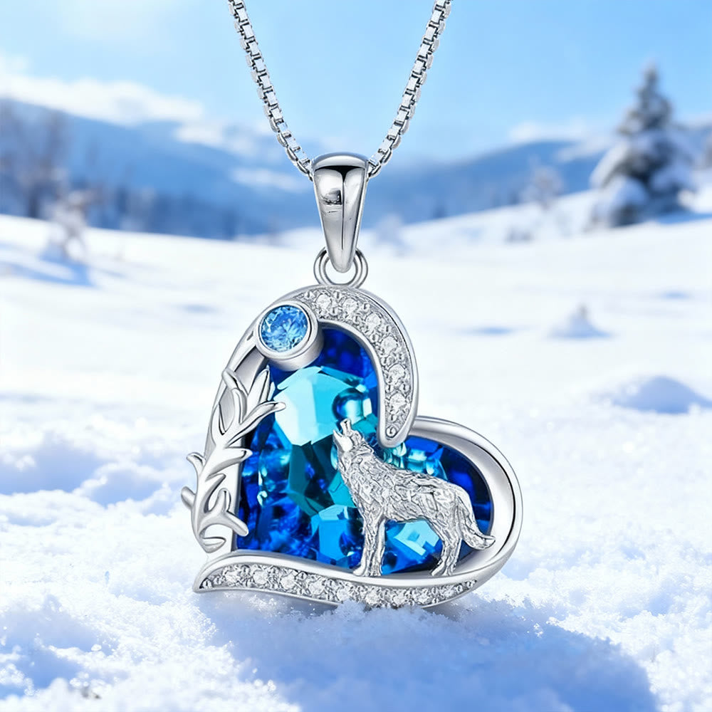 FREE Today: Save the Wolves - Heart Wolf Howl Protection Necklace - image 4