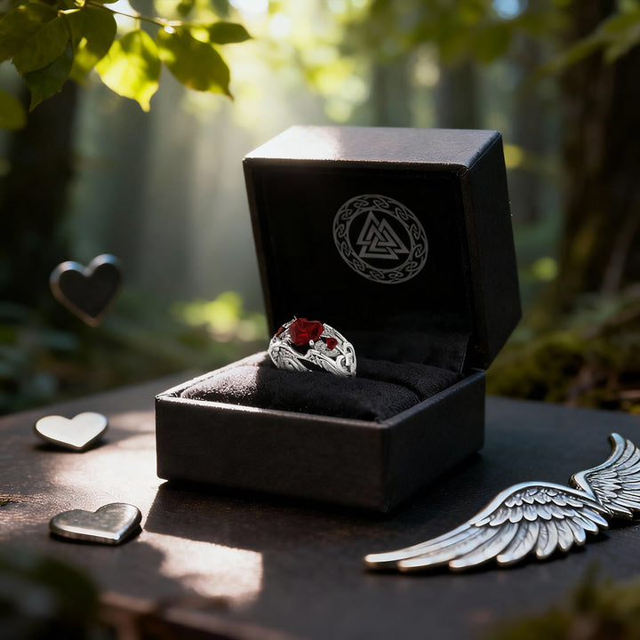 FREE Today: Angel Wings Heart Zircon Ring - image 4