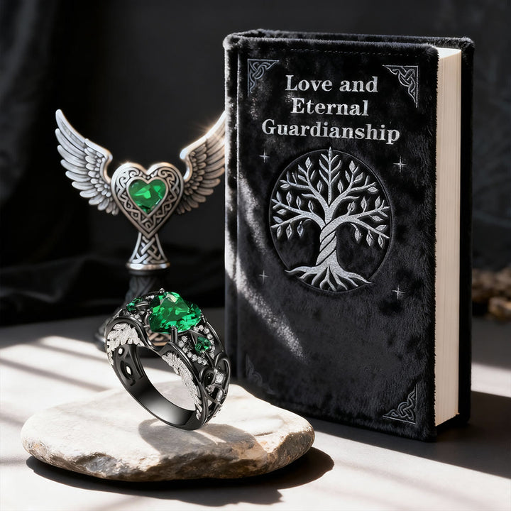 FREE Today: Angel Wings Heart Zircon Ring - image 10