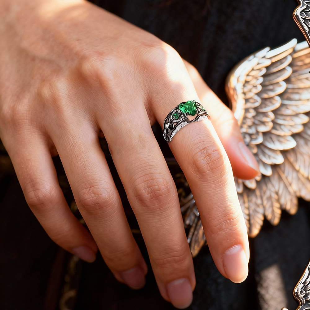 FREE Today: Angel Wings Heart Zircon Ring - image 9