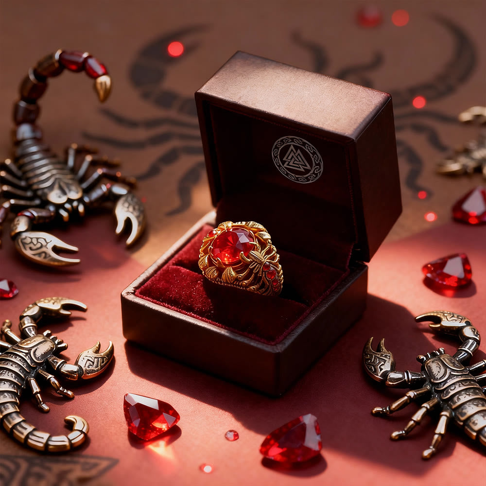 FREE Today: Gothic Ruby Scorpion Ring - image 4