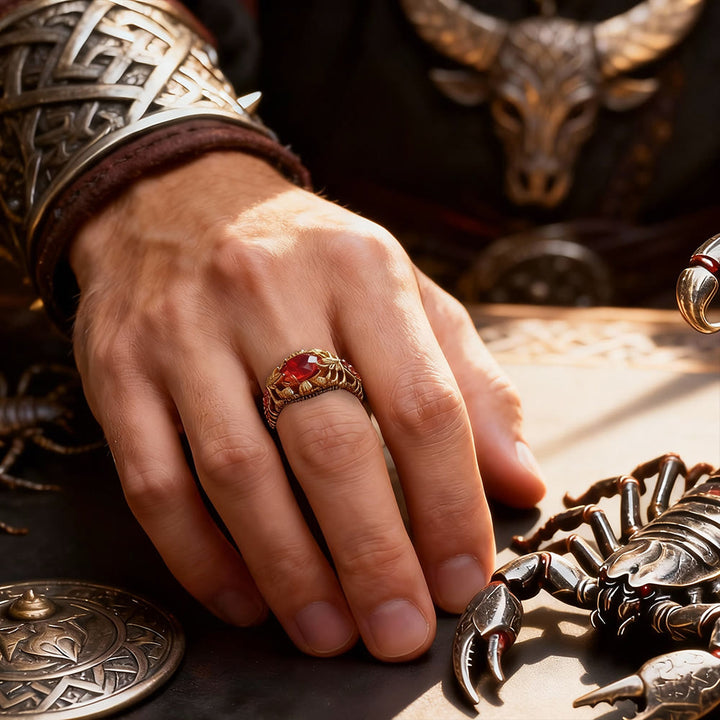FREE Today: Gothic Ruby Scorpion Ring - image 1