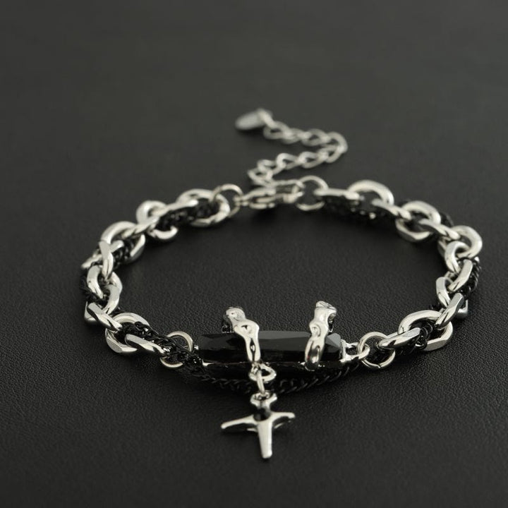 FREE Today: Metallic Link Gem Star Charm Bracelet - image 2