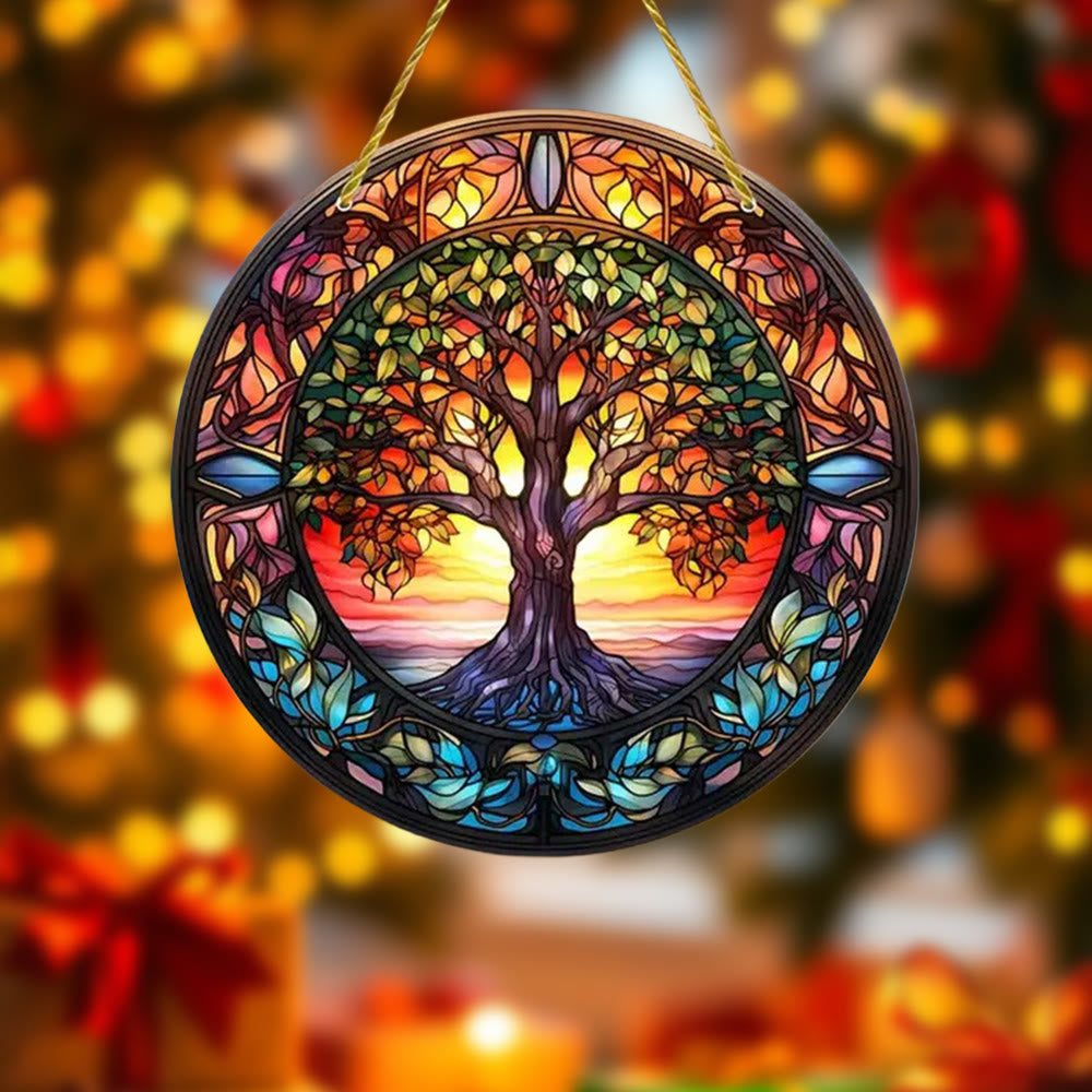 WorldNorse Yggdrasil Glowing Horizon Christmas Hanging Ornament - image 3