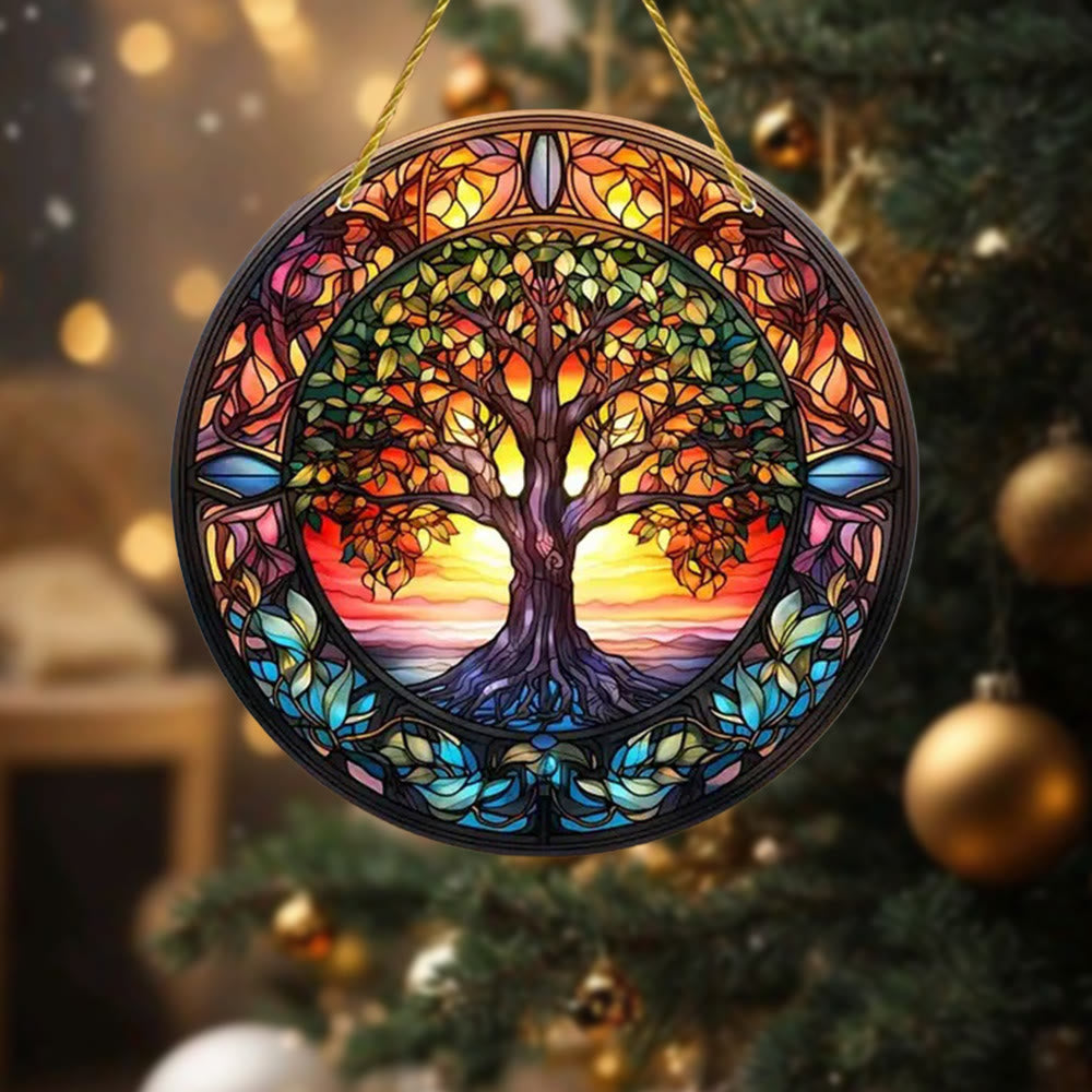 WorldNorse Yggdrasil Glowing Horizon Christmas Hanging Ornament - image 2