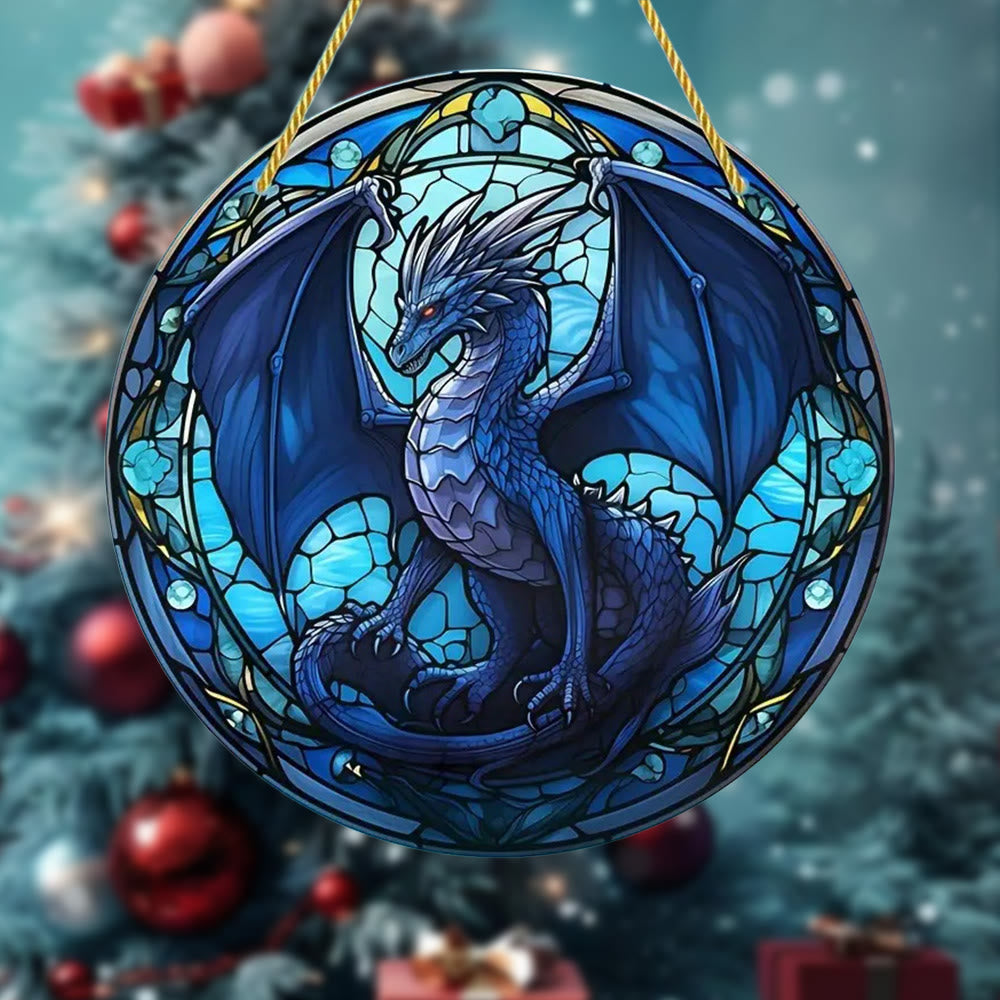 WorldNorse Azure Dragon Luminous Wing Christmas Hanging Ornament - image 2