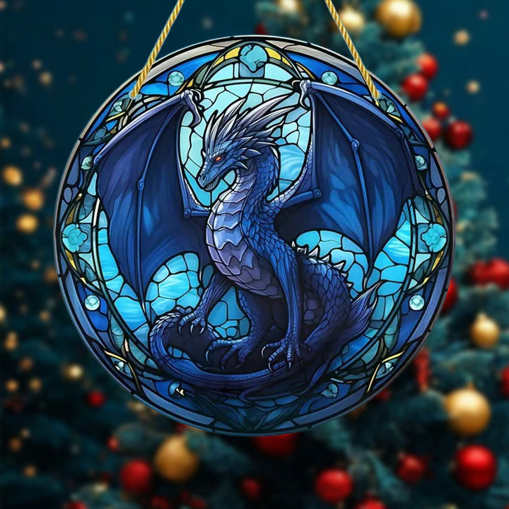 WorldNorse Azure Dragon Luminous Wing Christmas Hanging Ornament - image 3