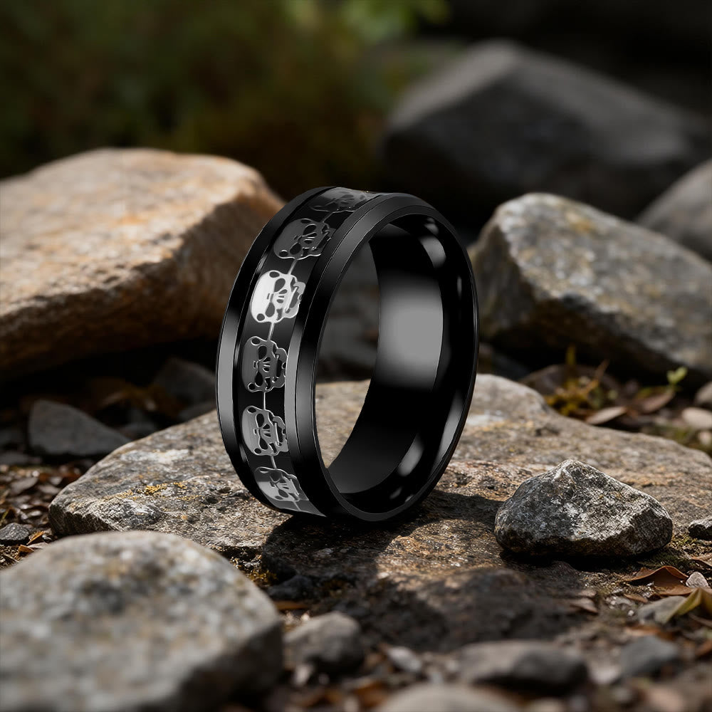 FREE Today: Gothic Stainless Steel Skull Head Ring - Black - US 13 - image 10