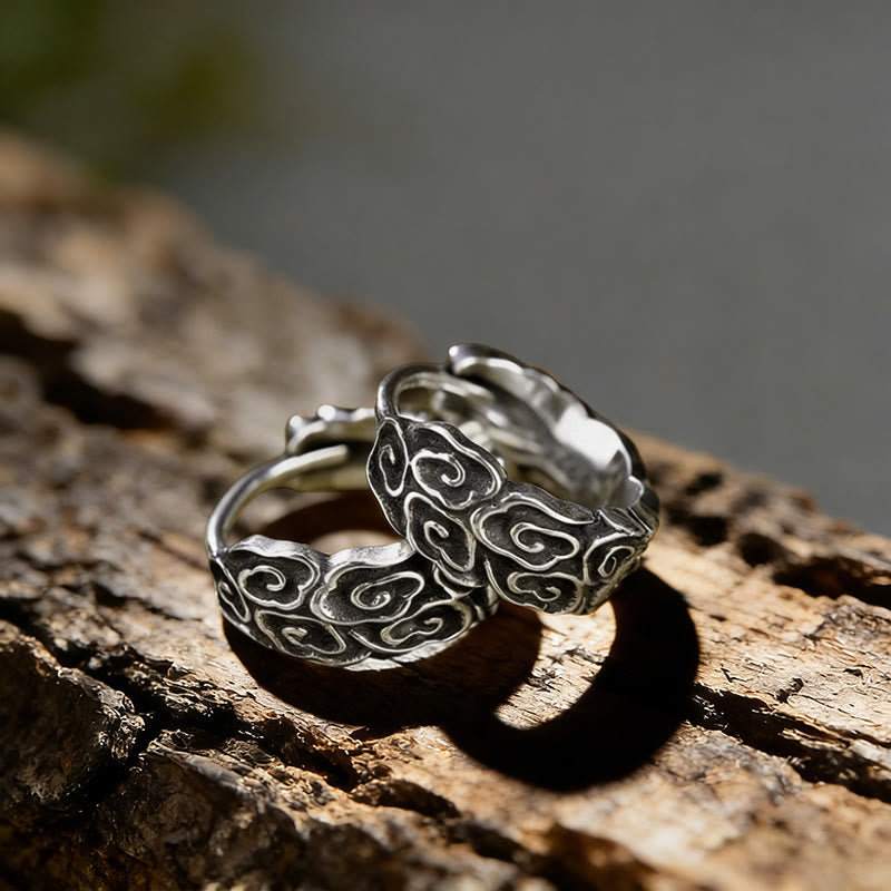 FREE Today: Carved Cloud Texture Vintage Style Earrings - image 1