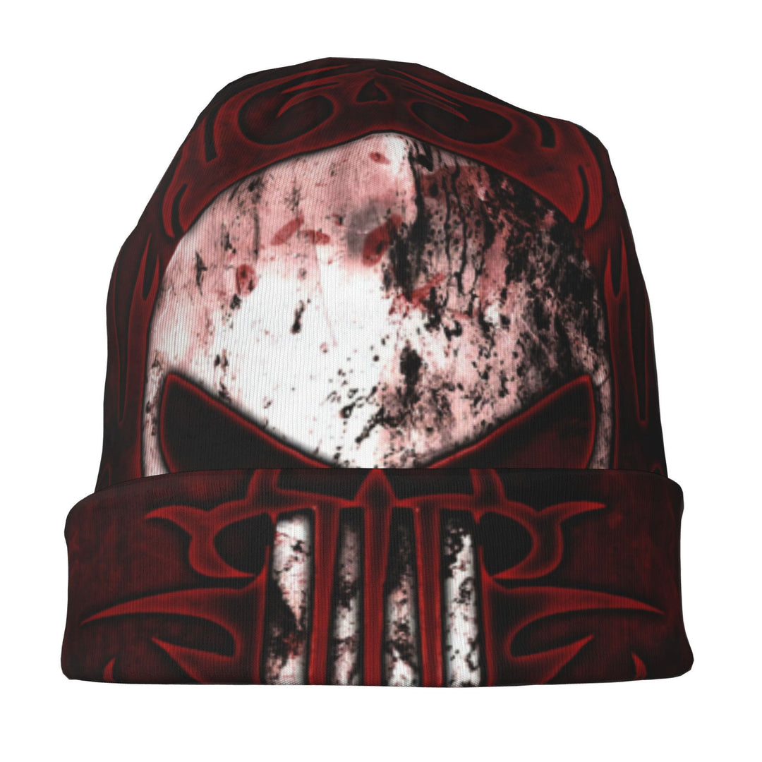WorldNorse Distressed Skull Tribal Beanie - image 1