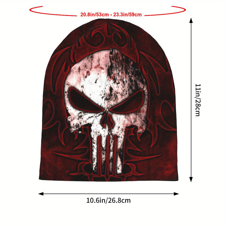 WorldNorse Distressed Skull Tribal Beanie - image 6