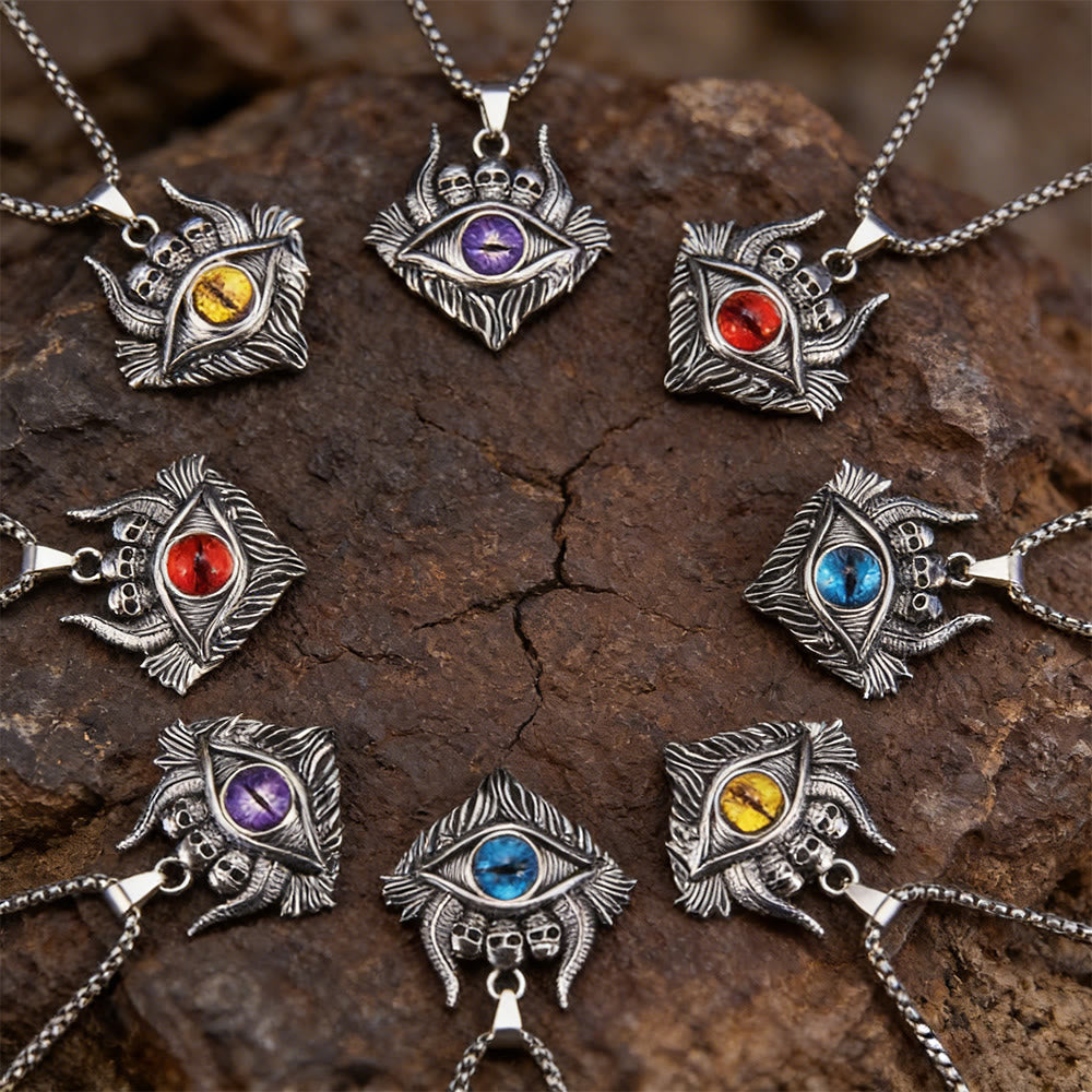 FREE Today: Eldritch Gaze Eye Skull Necklace - image 1