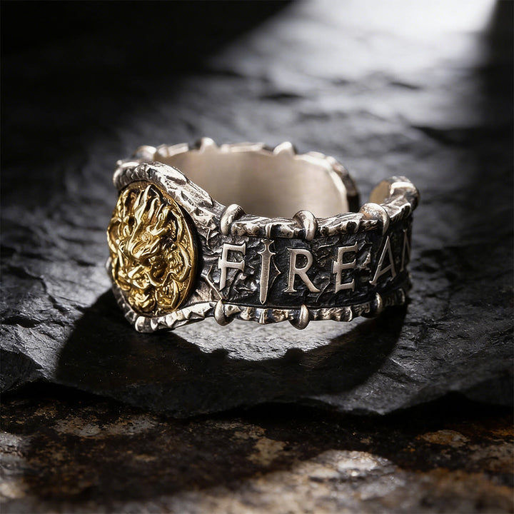 FREE Today: Gilded Mask Rune Embossed Ring - image 3