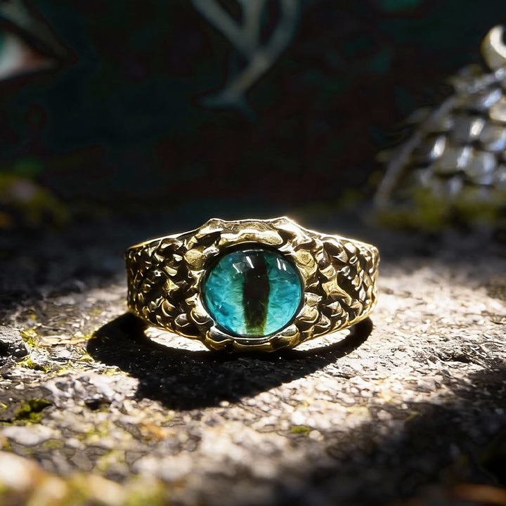 FREE Today: Blazing Dragon Eye Scales Adjustable Ring - Blue - image 5